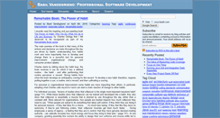 Desktop Screenshot of basilv.com